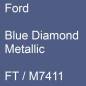 Preview: Ford, Blue Diamond Metallic, FT / M7411.